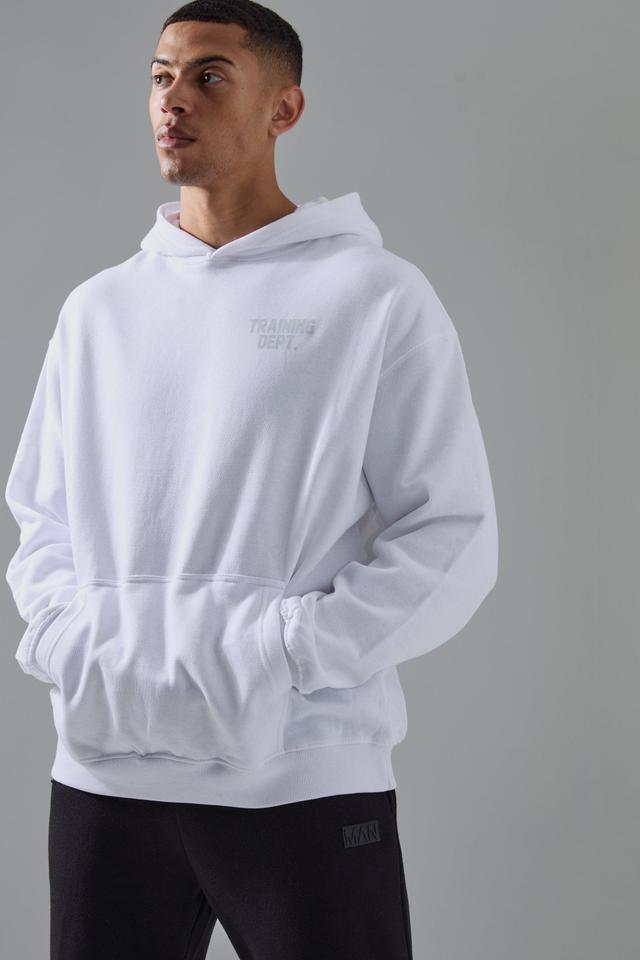 Man Active Training Dept Oversized Hoodie | boohooMAN USA Product Image