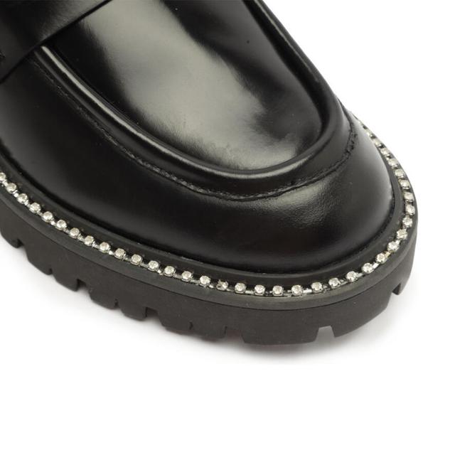 Christie Tractor Leather Flat Female Product Image