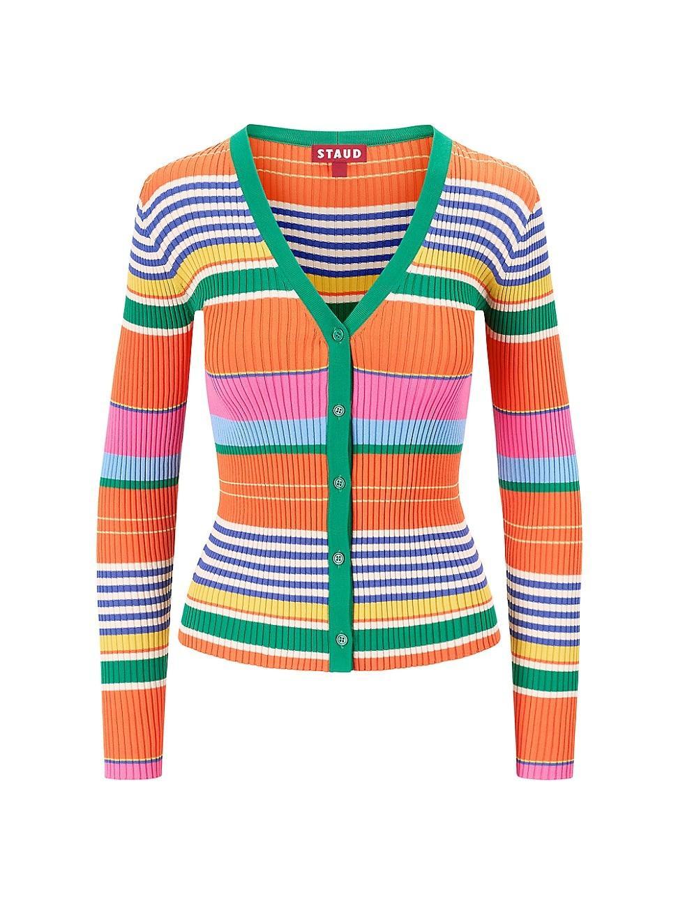 Womens Cargo Striped Cardigan Product Image