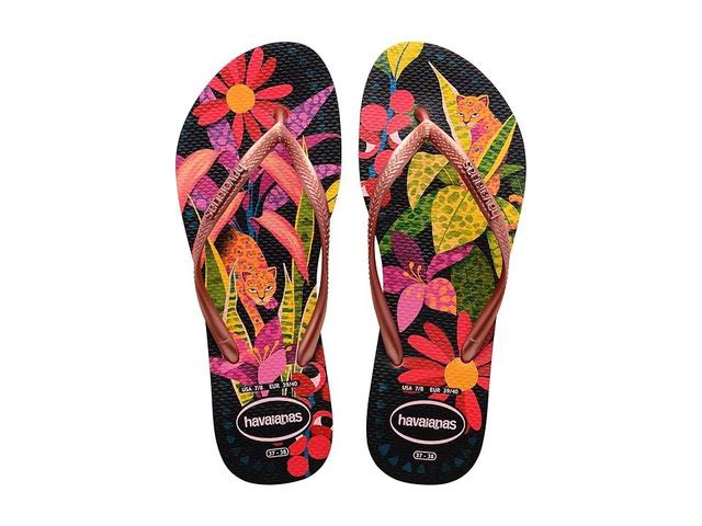 Havaianas Slim Tropical Flip Flop Sandal (Salmon) Women's Sandals Product Image