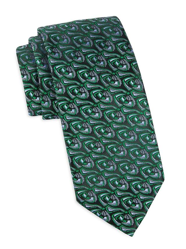 Mens Rose Silk Jacquard Tie Product Image