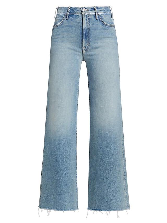 Womens The Hustler Roller Fray Boot-Cut Jeans Product Image