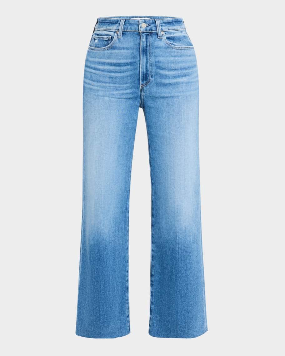 Anessa Cropped Raw Hem Jeans Product Image