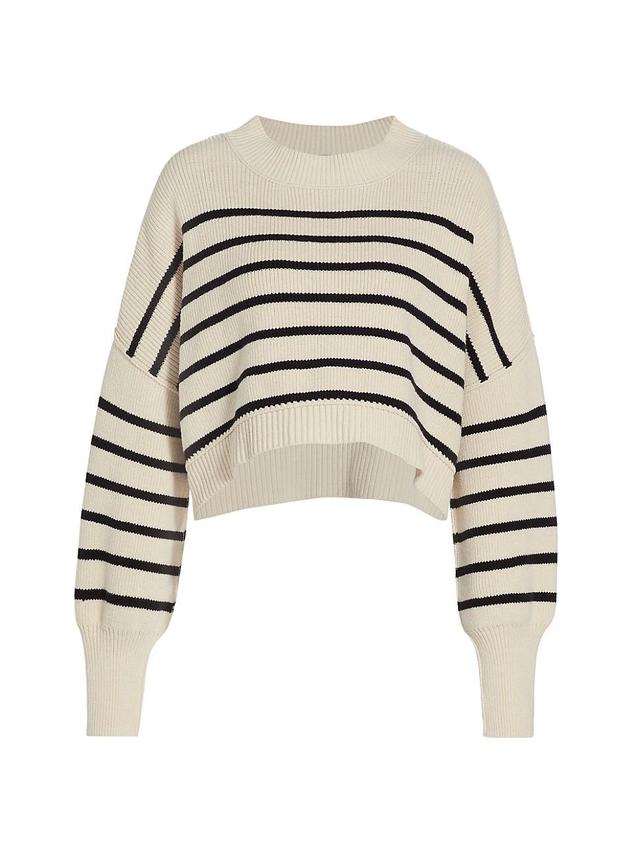 Free People Easy Street Stripe Rib Crop Sweater Product Image