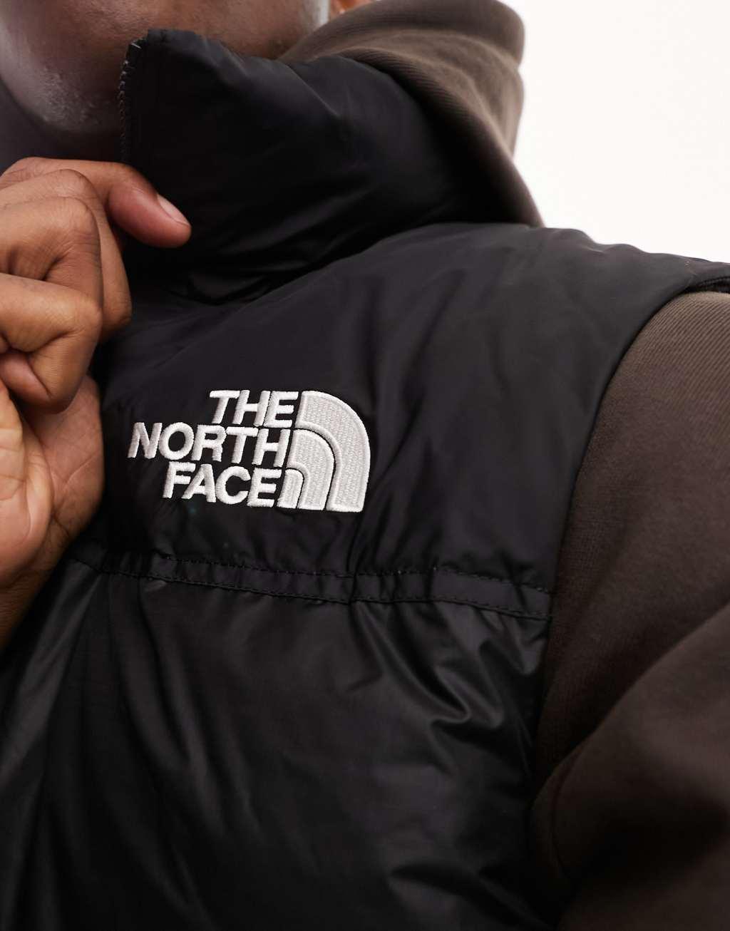 The North Face '96 Retro Nuptse down puffer vest in black Product Image