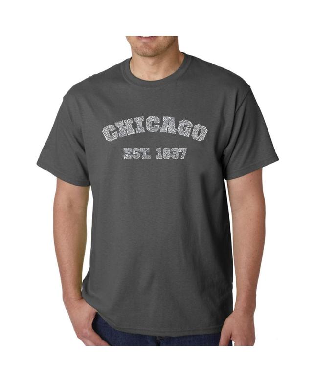 La Pop Art Mens Word Art T-Shirt - Chicago 1837 Product Image