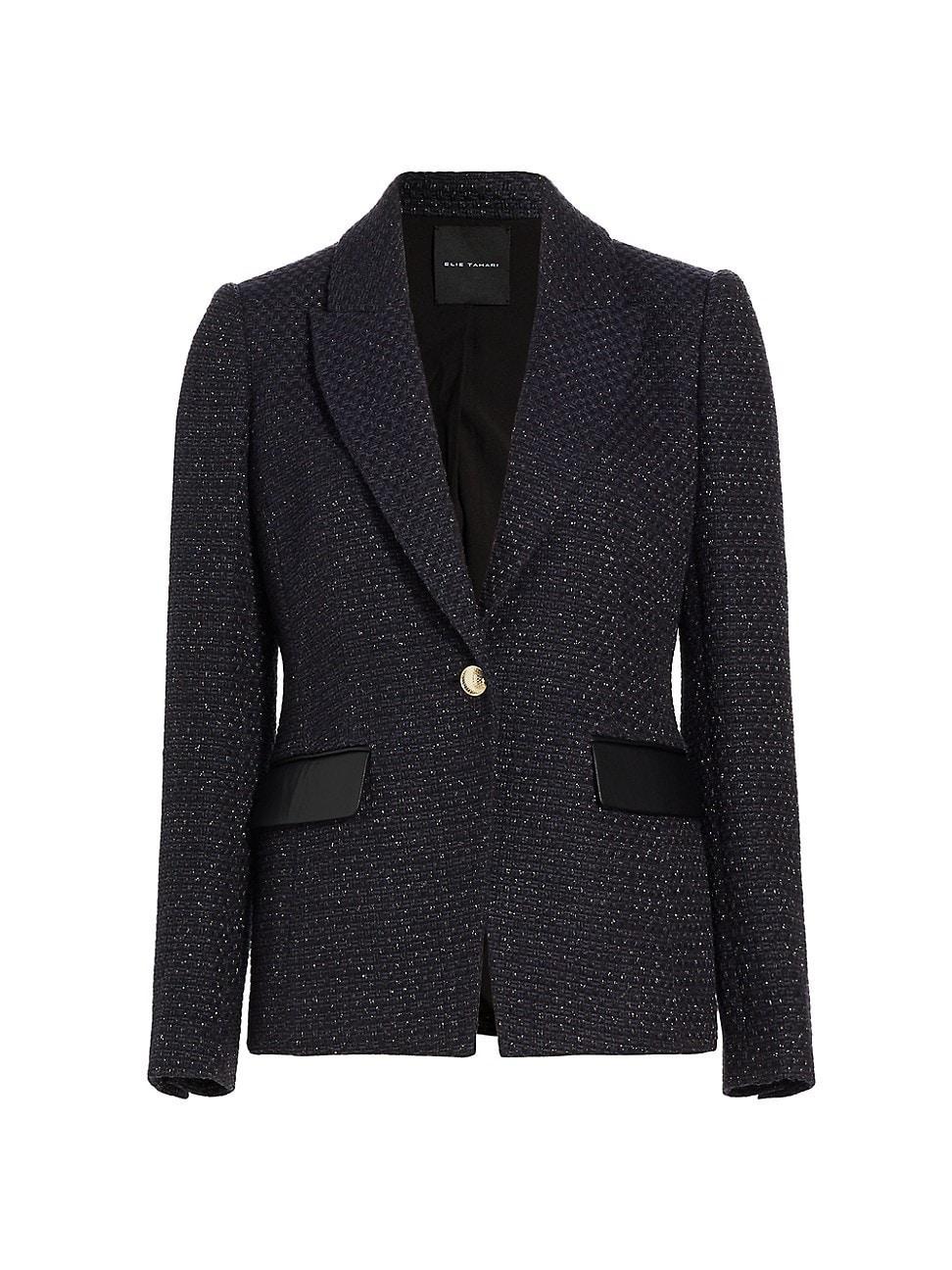 Womens Harper Tweed Blazer Product Image