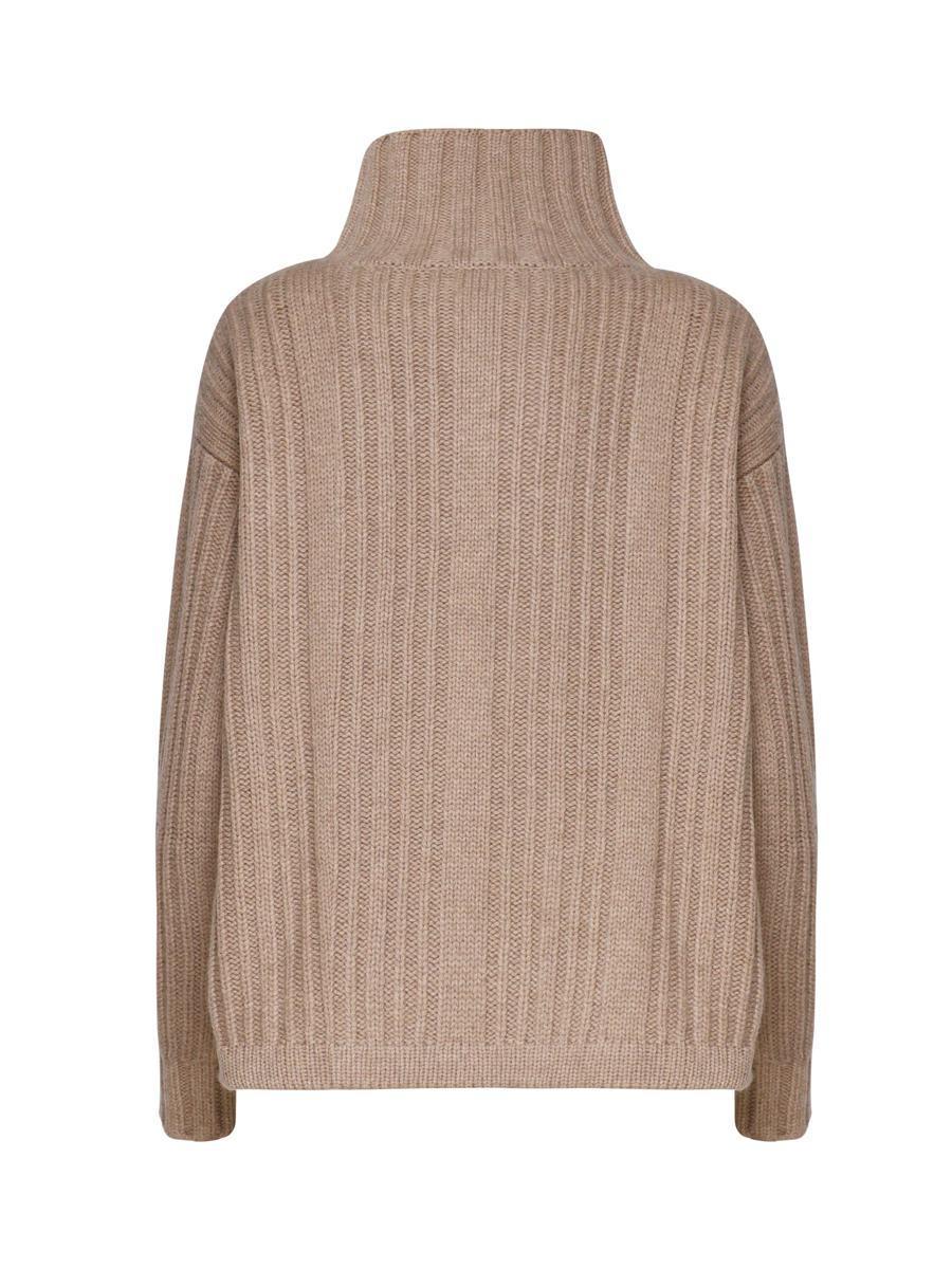 Vitalba Sweater In Virgin Wool And Cashmere In Nut Product Image