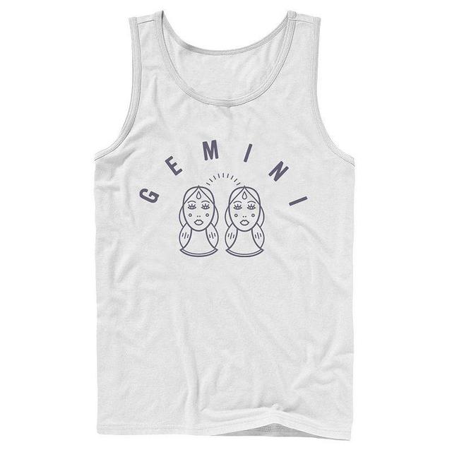 Mens Gemini Ink Sketch Tank Top Product Image