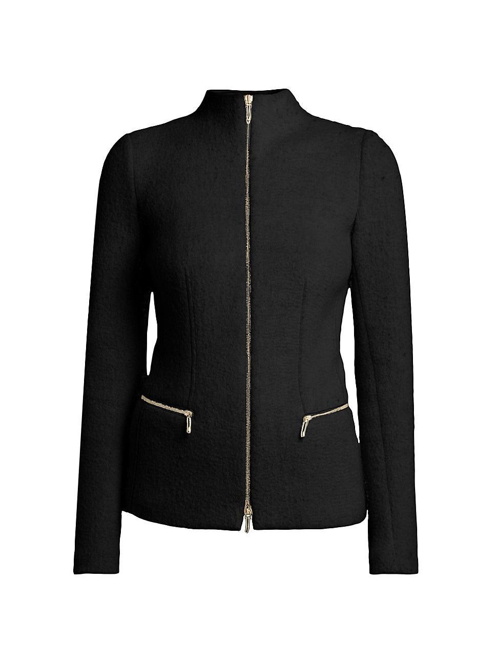 Womens Luxe Blend Zip Jacket Product Image