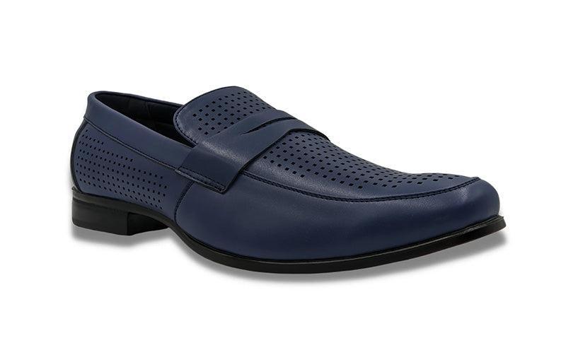 Navy Casual Summer Loafer Product Image