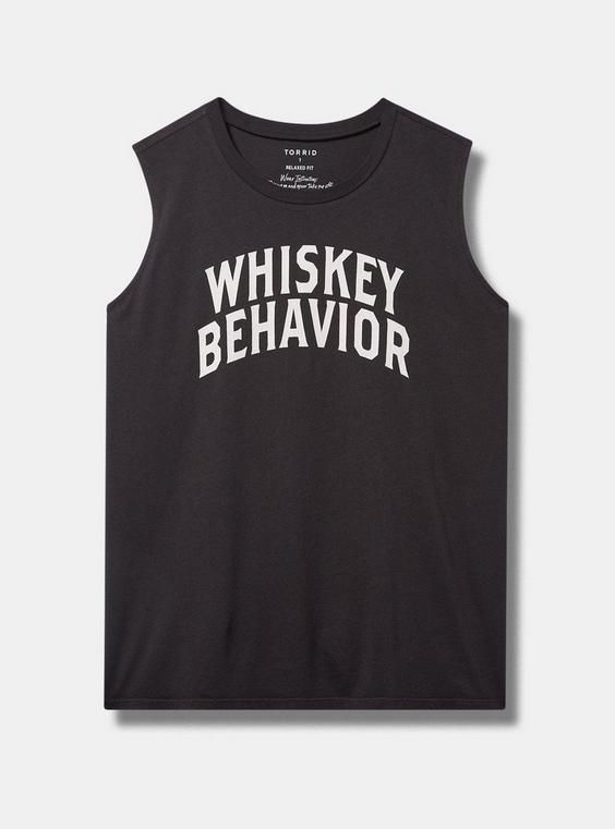 Whiskey Behavior Relaxed Fit Heritage Jersey Tank Product Image