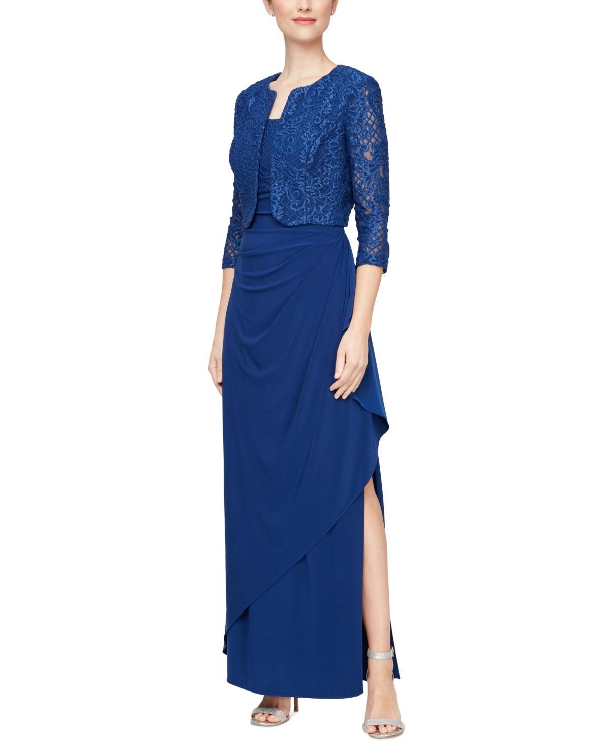 Alex Evenings Embellished Gown and Jacket Product Image