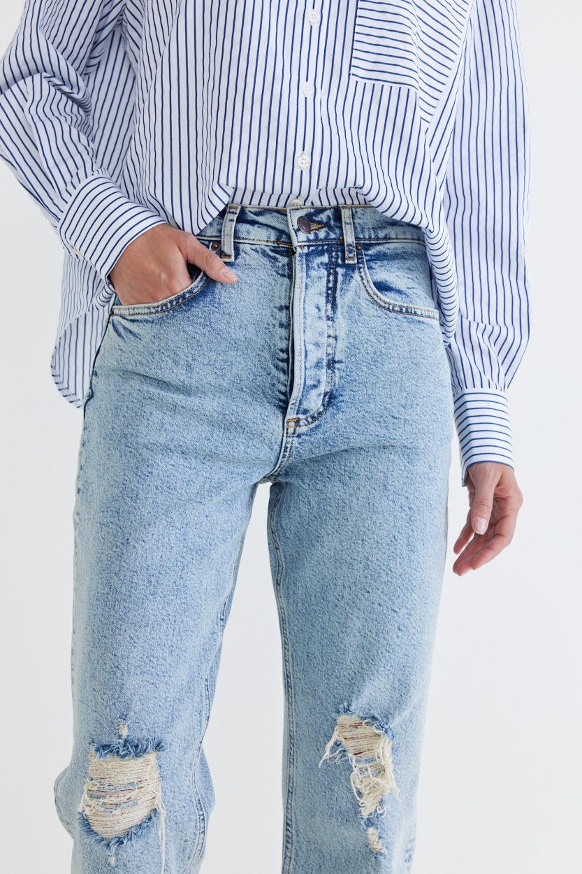 The 90s Loose Fit Denim Pants Product Image