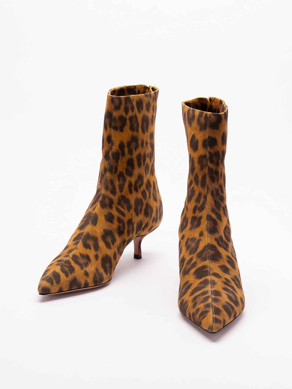 Women's Leopard Print Montmartre Boots In C80 Product Image