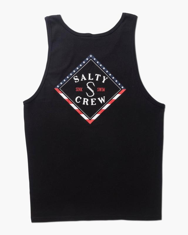 Tippet Merica Tank - Black Male Product Image