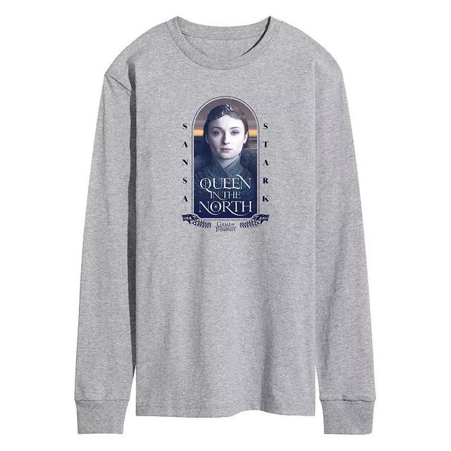 Mens Game Of Thrones Queen In The North Long Sleeve Graphic Tee Product Image