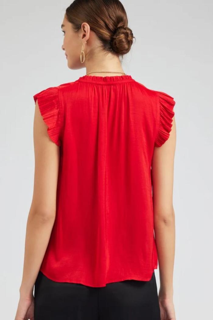 Pleated Holiday Top Product Image