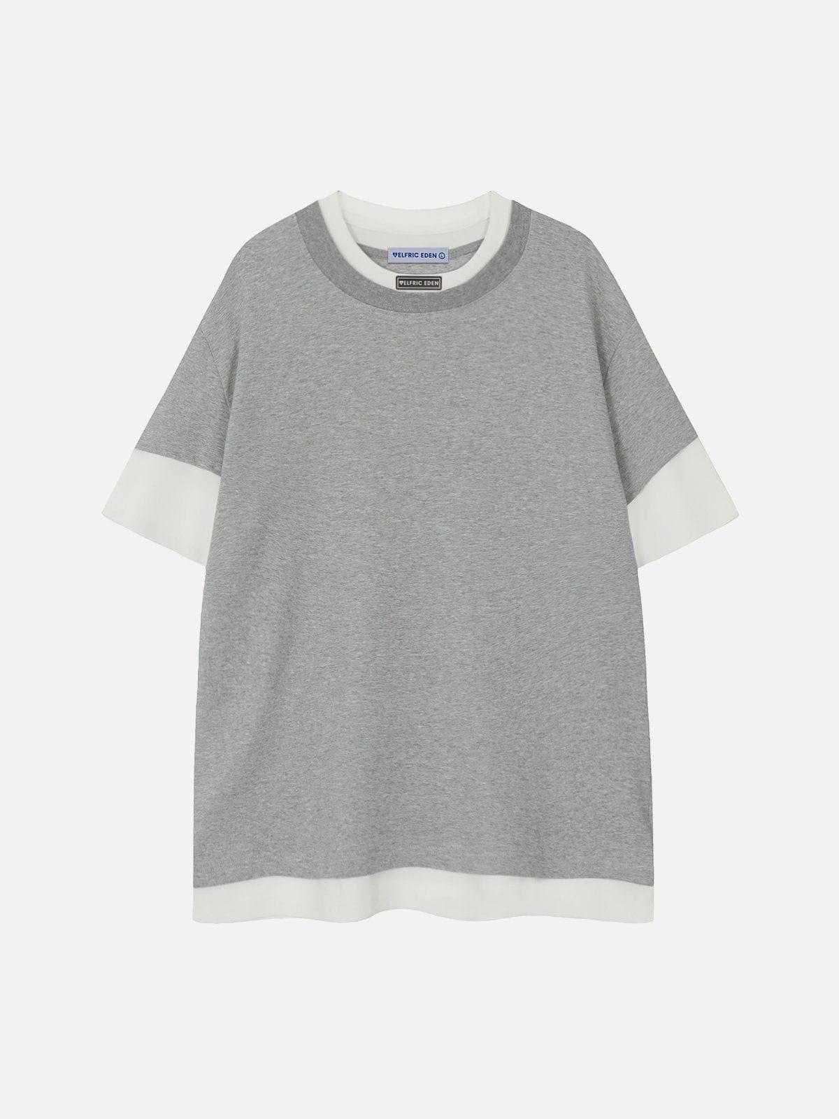 Aelfric Eden Color Blocking Basic Tee Product Image