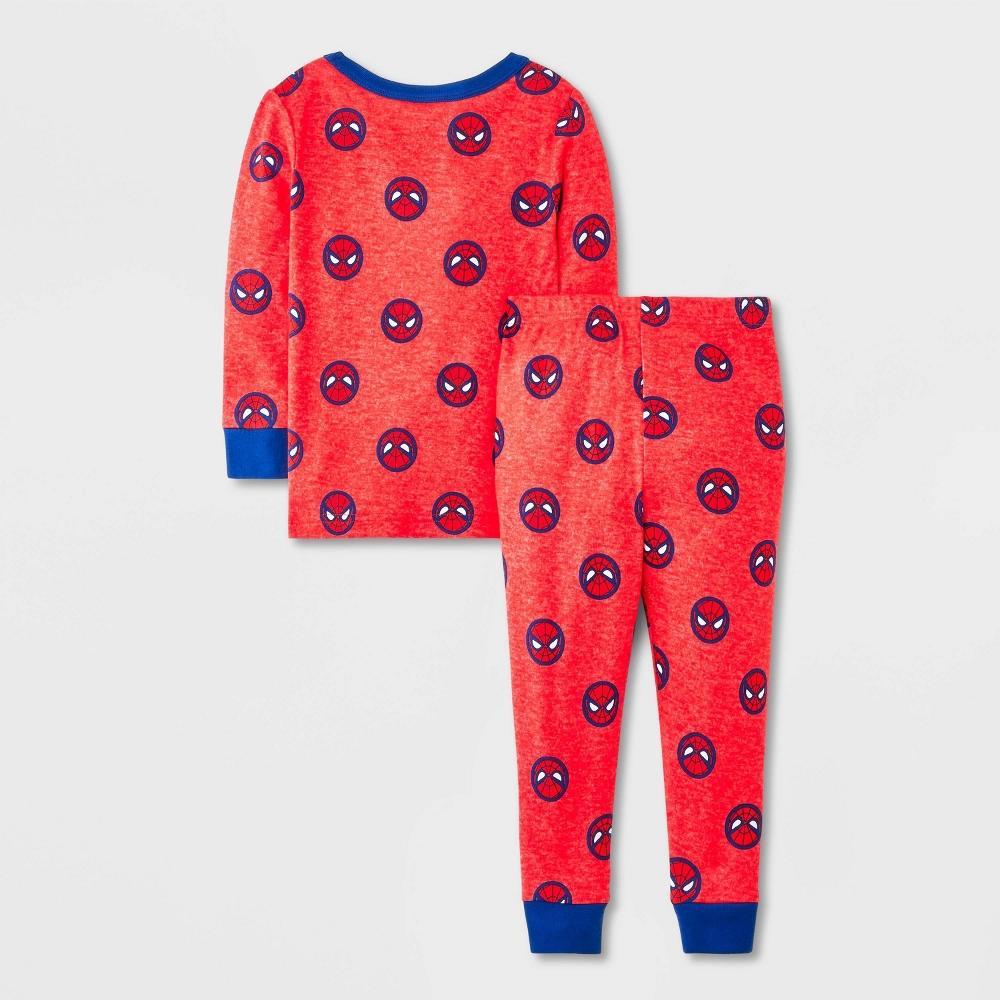 Toddler Boys' 4pc Snug Fit Marvel Spider-Man Cotton Pajama Set - Blue 5T Product Image