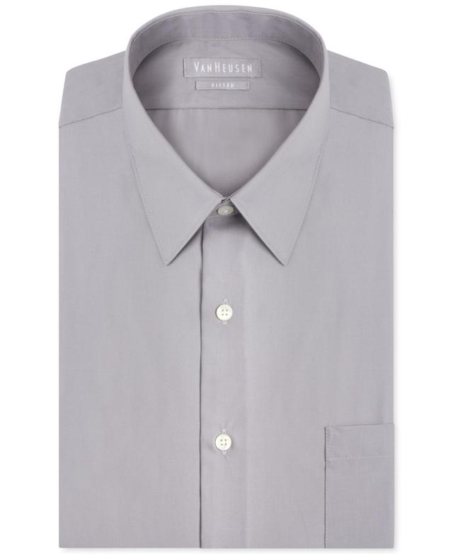 Van Heusen Mens Athletic Fit Poplin Dress Shirt Product Image