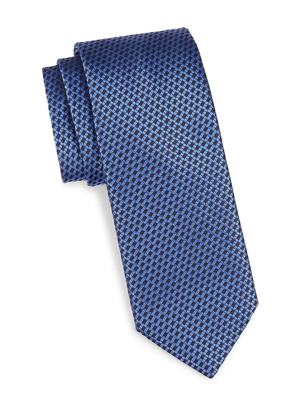 Mens Silk Micro-Basketweave Tie Product Image