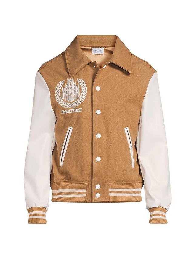 Mens Varsity College Jacket Product Image