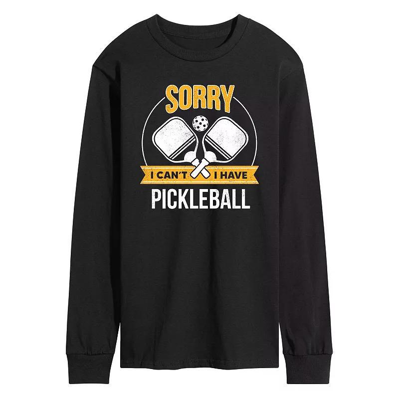 Mens Sorry Cant Pickleball Tee Product Image