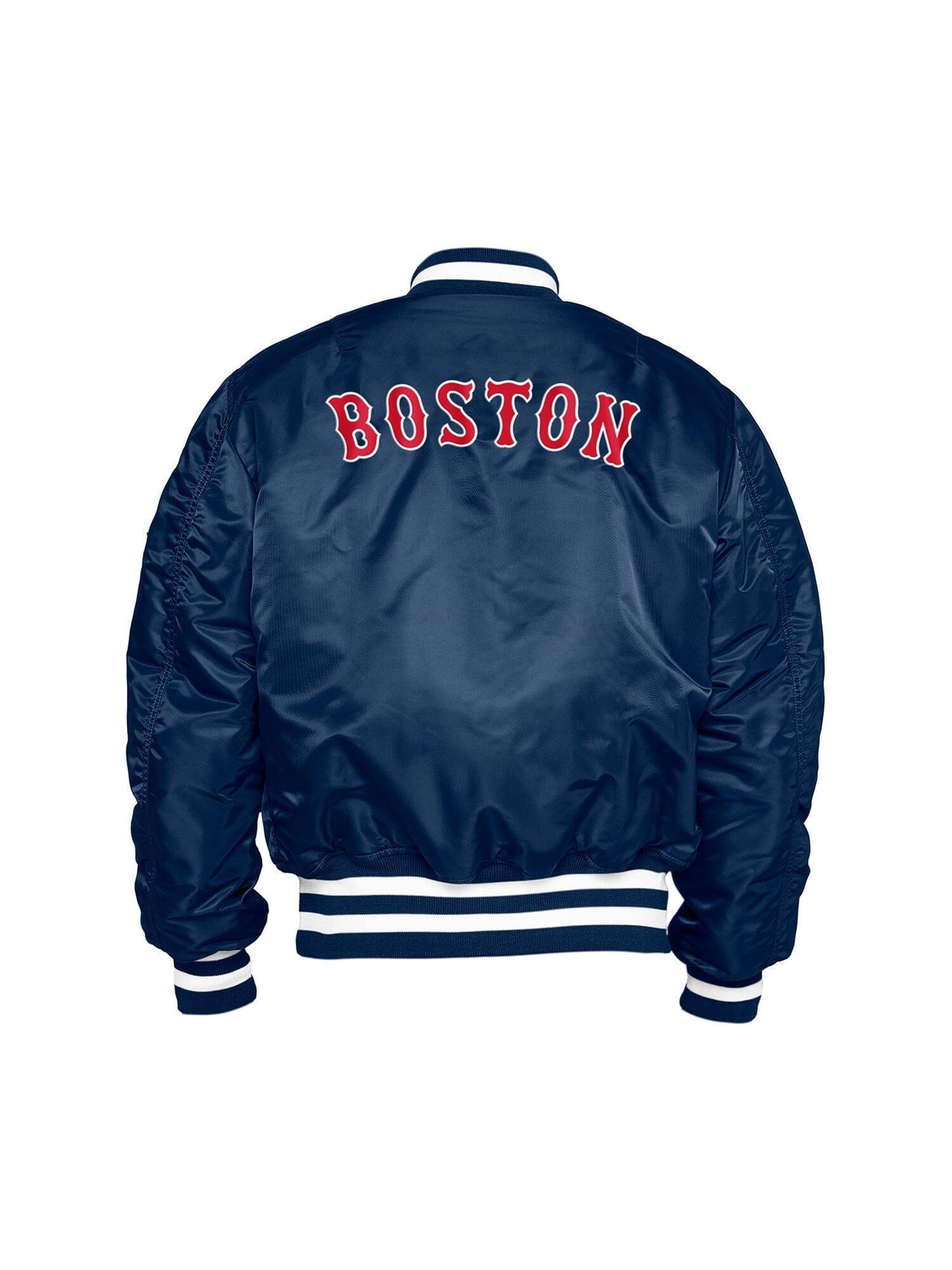 BOSTON RED SOX X ALPHA X NEW ERA MA-1 BOMBER JACKET Unisex Product Image