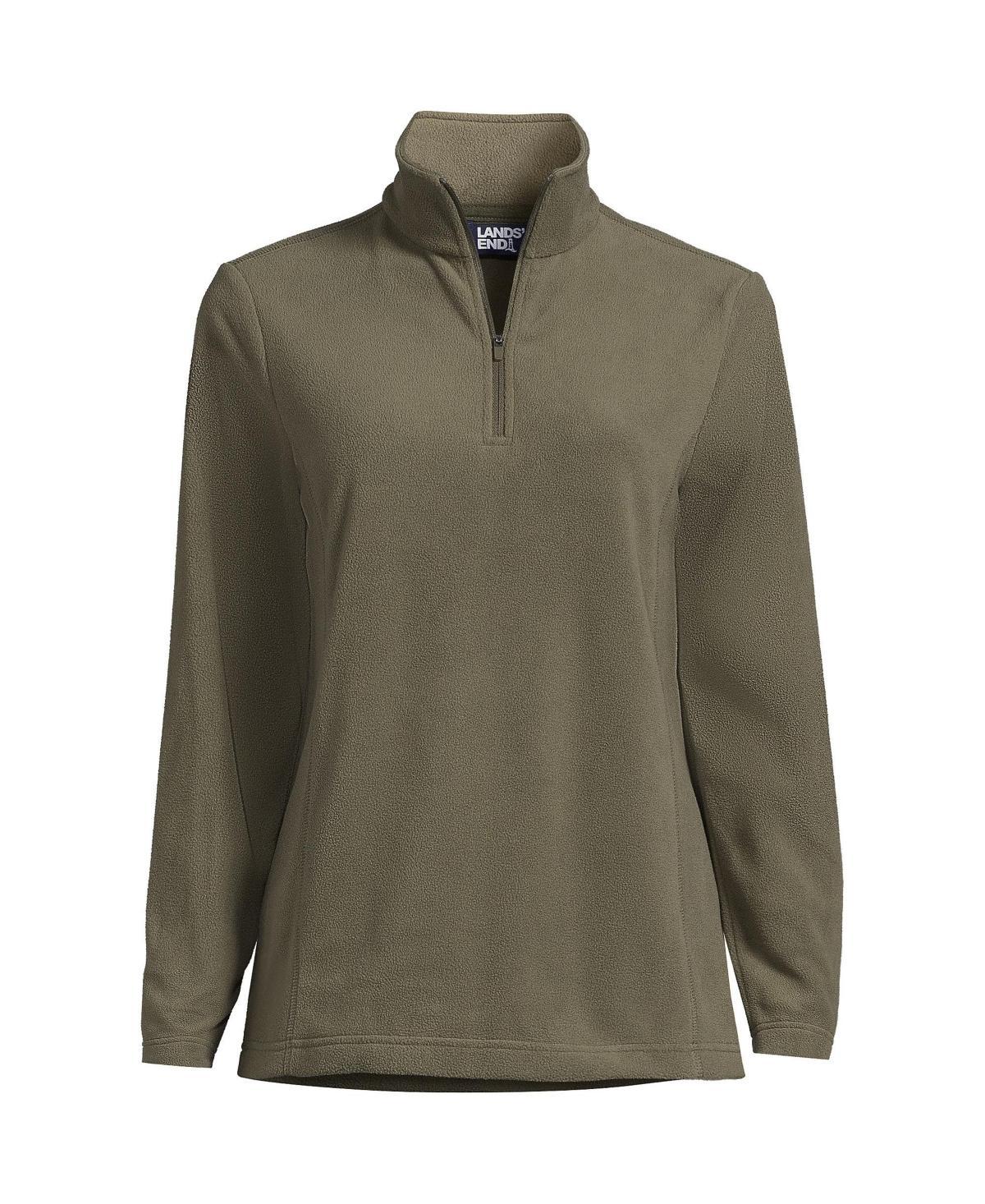 Petite Lands End 1/4-Zip Fleece Pullover, Womens Product Image