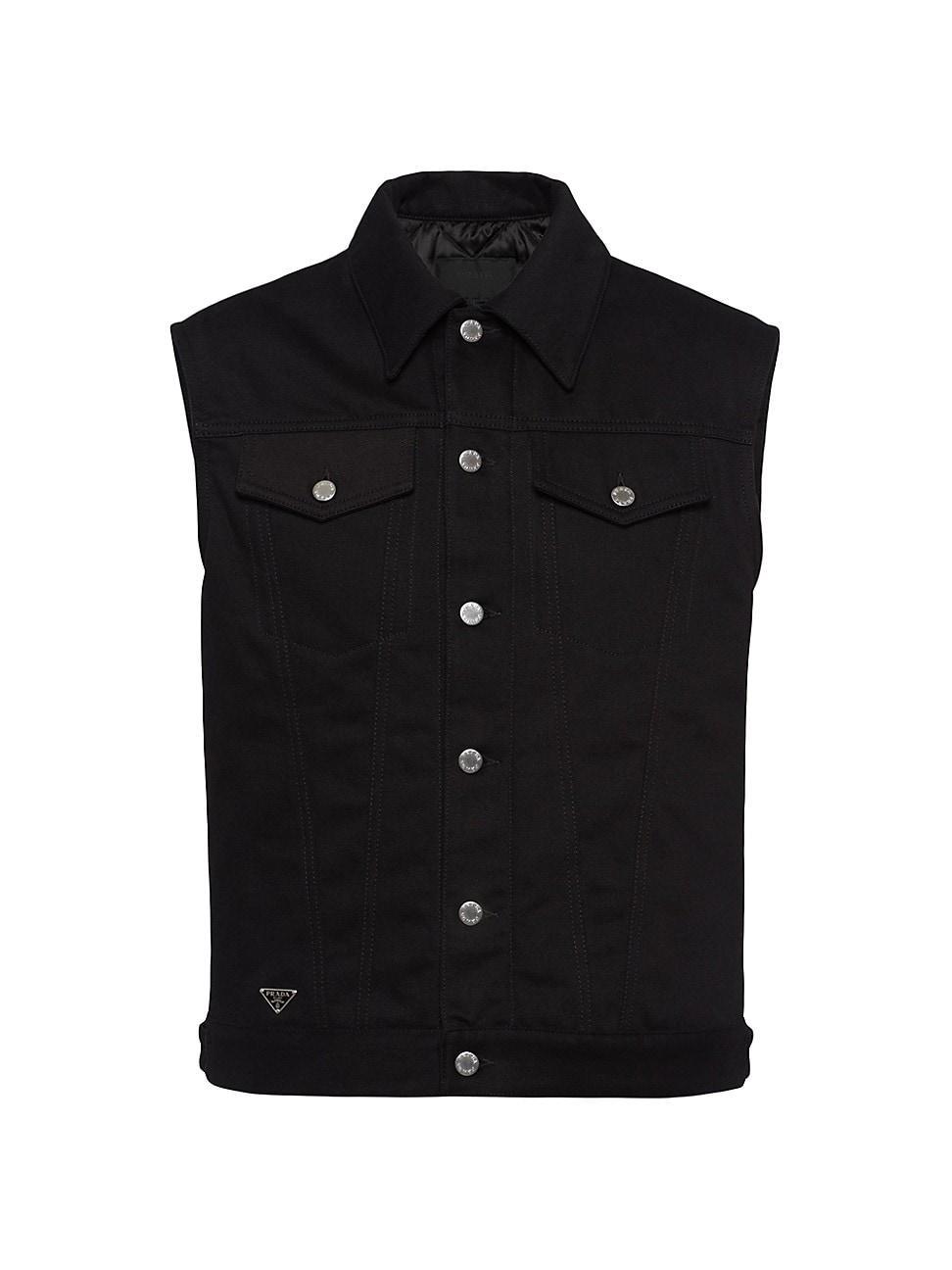 Mens Bull Denim Vest Product Image