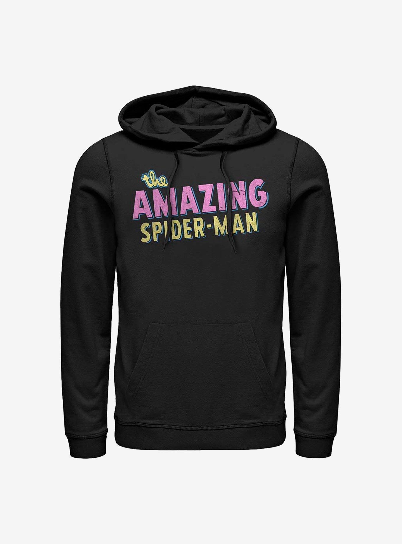 Marvel Spider-Man Amazing Retro Logo Hoodie Product Image