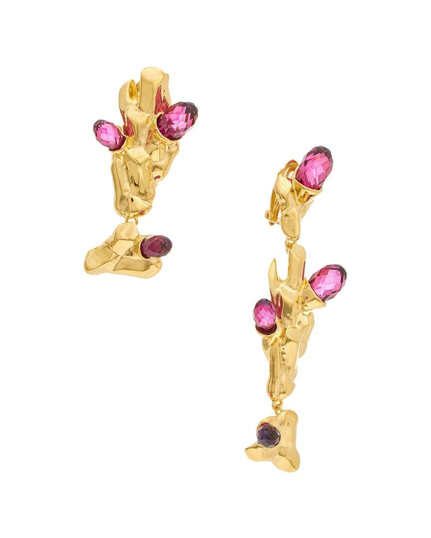 OSCAR DE LA RENTA 14k Asymmetric Earrings In Gold Product Image