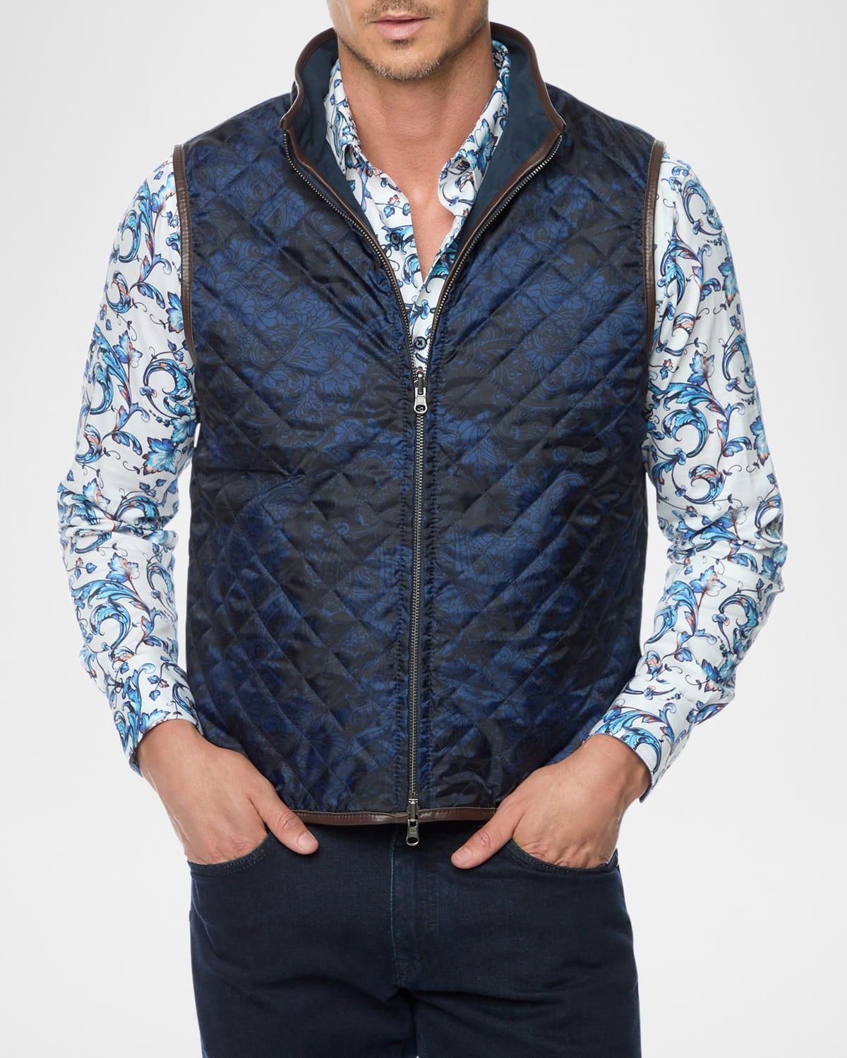 Mens Cauthorne Reversible Suede Vest Product Image