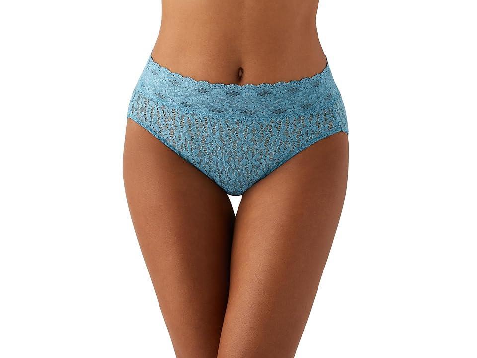 Wacoal Halo Lace Hi-Cut Floral Lace Brief Panty Product Image