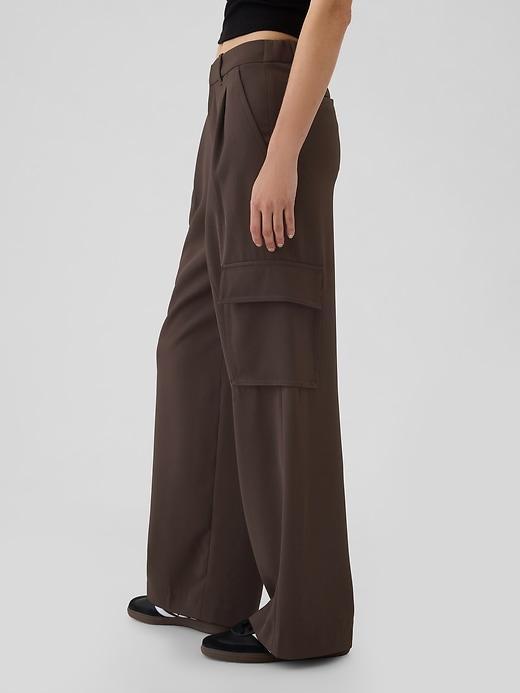 365 High Rise Cargo Pleated Trousers Product Image