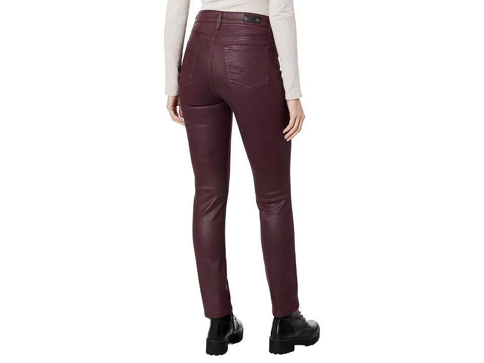 AG Jeans Mari High-Rise Slim Straight in Ltt Lt Pinot Noir (Ltt Lt Pinot Noir) Women's Jeans Product Image