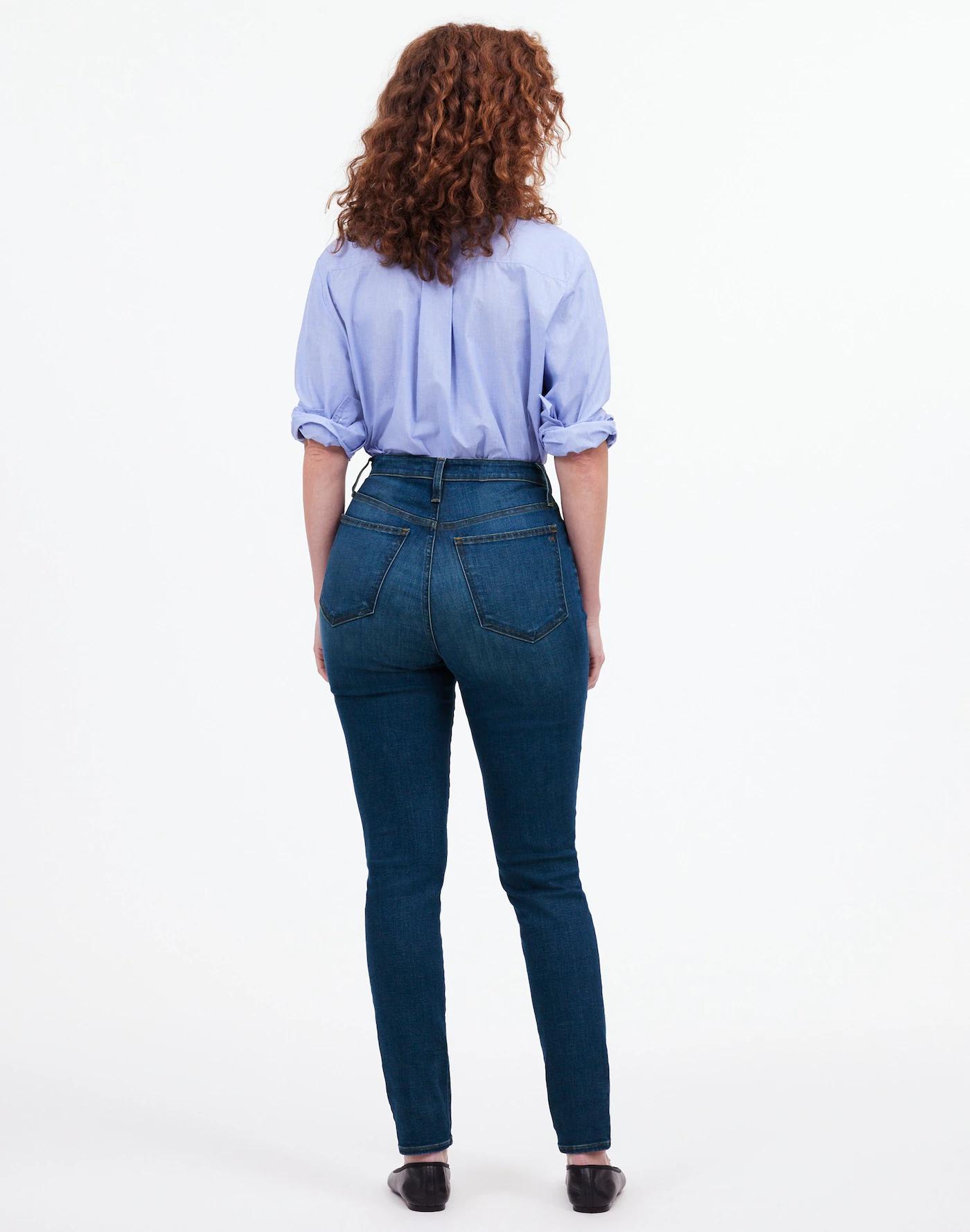 Curvy 10" High-Rise Skinny Jeans in Alabara Wash Product Image