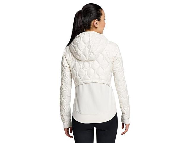 Saucony Solstice Oysterpuff Jacket (Linen) Women's Clothing Product Image