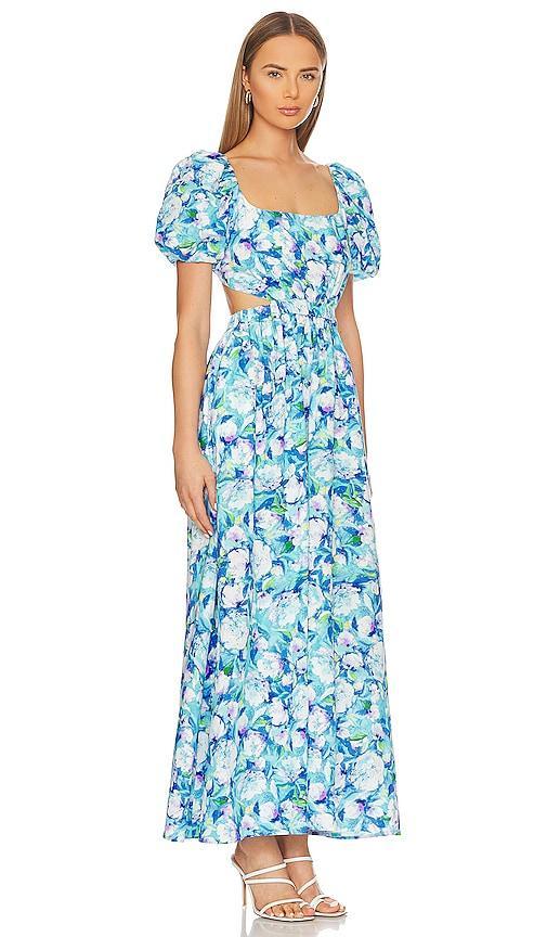 ELLIATT Peggy Maxi Dress in Blue. Product Image