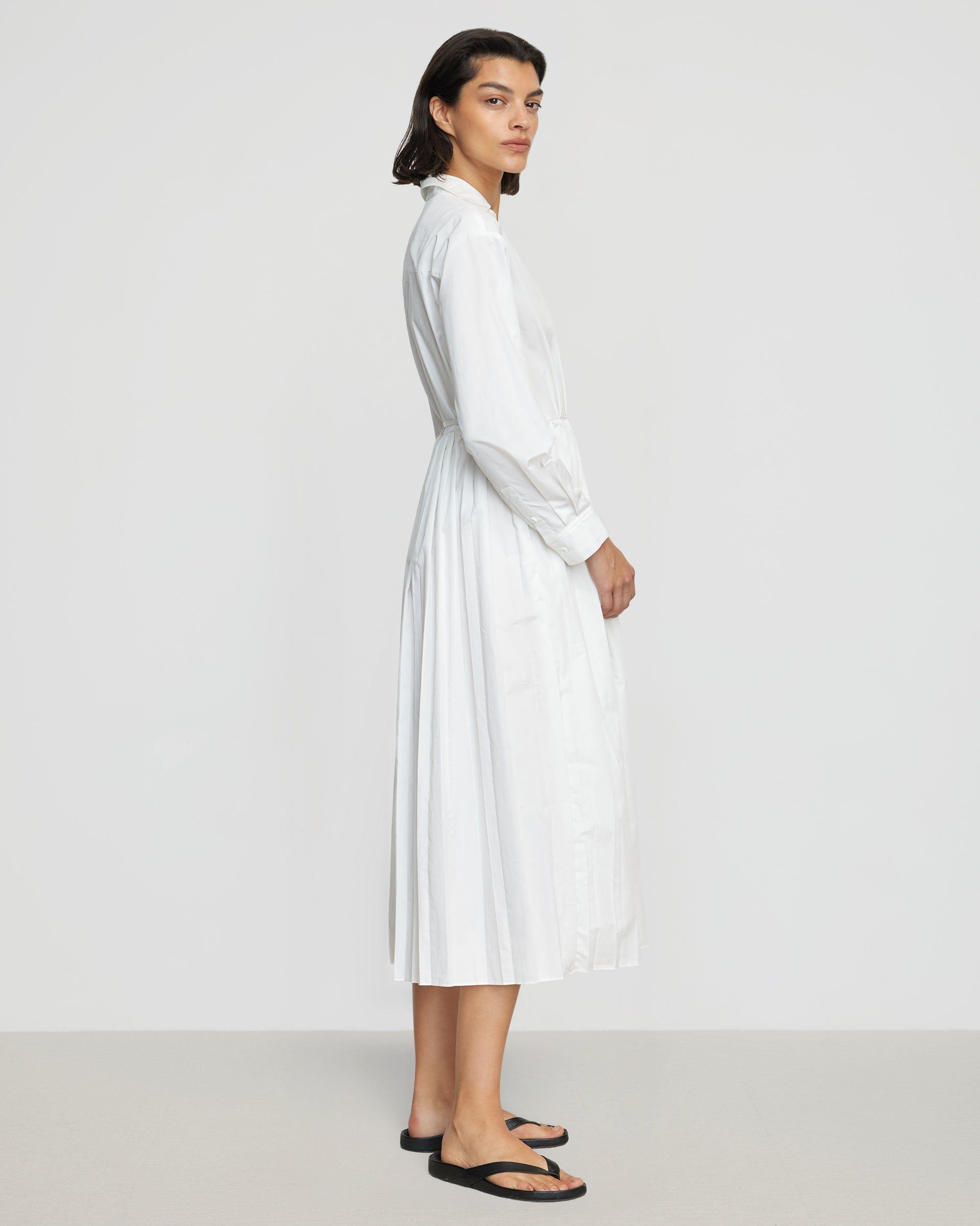 Lys Pleated-Skirt Wrap Dress Product Image