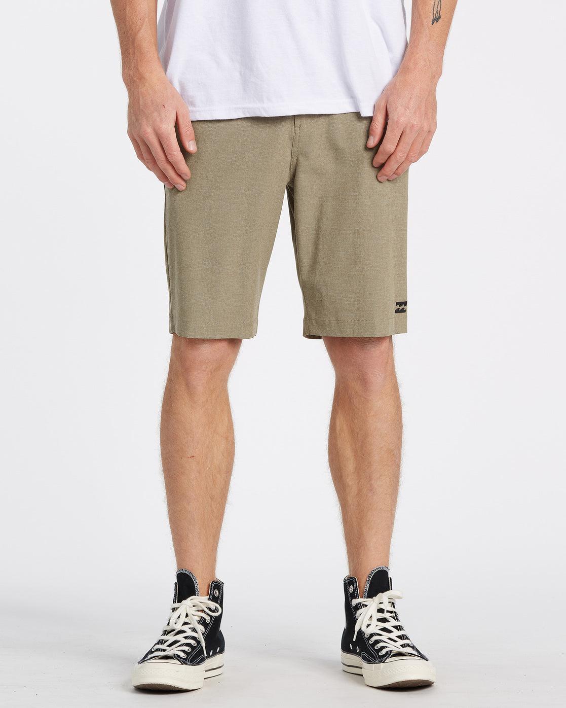 Crossfire Mid 19" Hybrid Submersible Shorts - Khaki Male Product Image