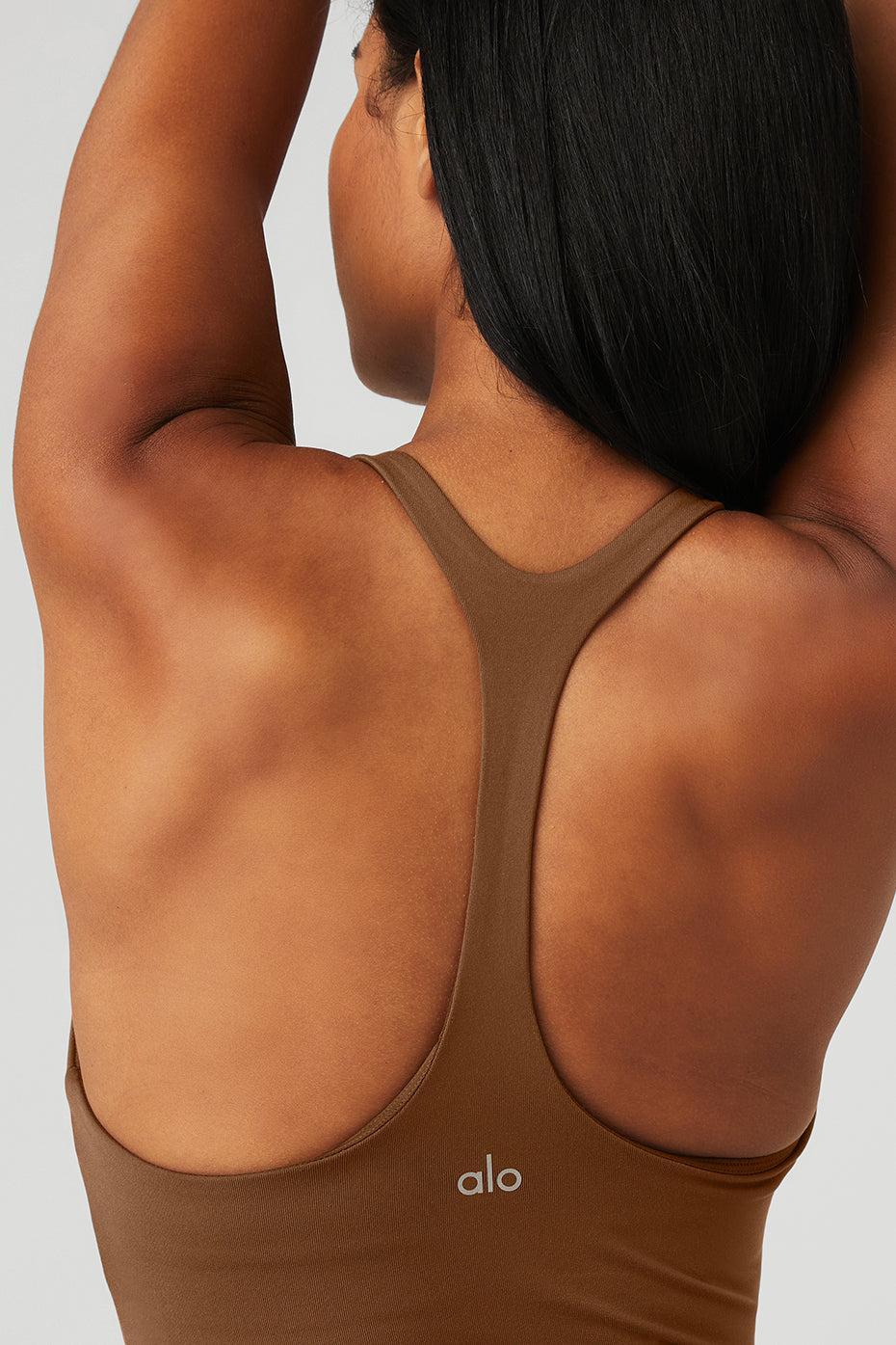 Sleek Back Bodysuit - Cinnamon Brown Female Product Image