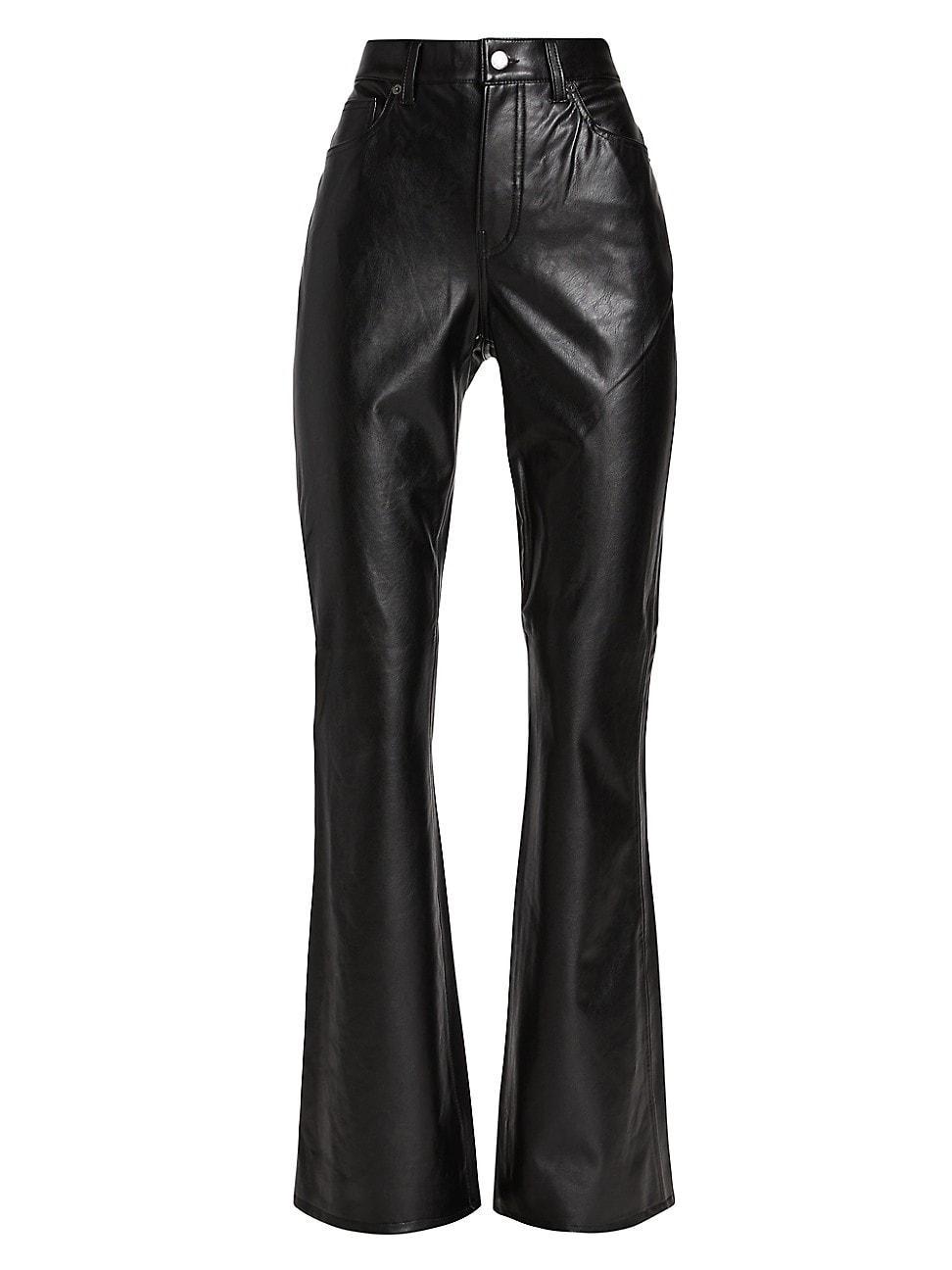 Veronica Beard Beverly Coated High Waist Skinny Flare Jeans Product Image