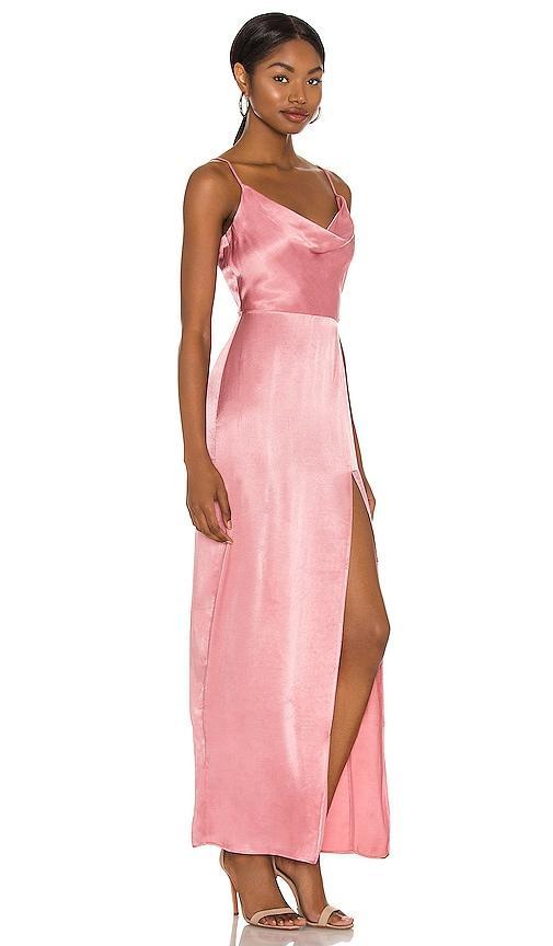 NBD Lila Gown in Rose. Product Image