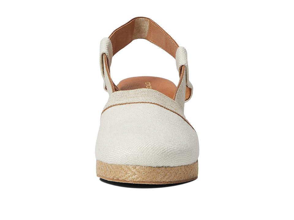 Andre Assous Ashlee Beige Linen) Women's Wedge Shoes Product Image