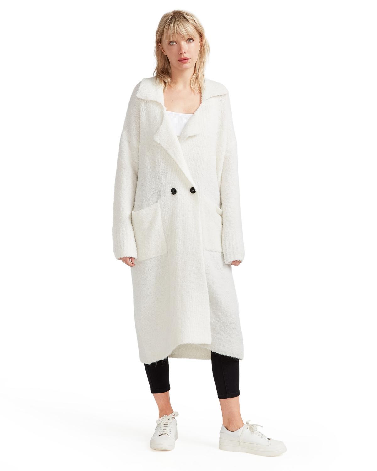 Women Belle & Bloom Born To Run Sustainable Sweater Coat Product Image