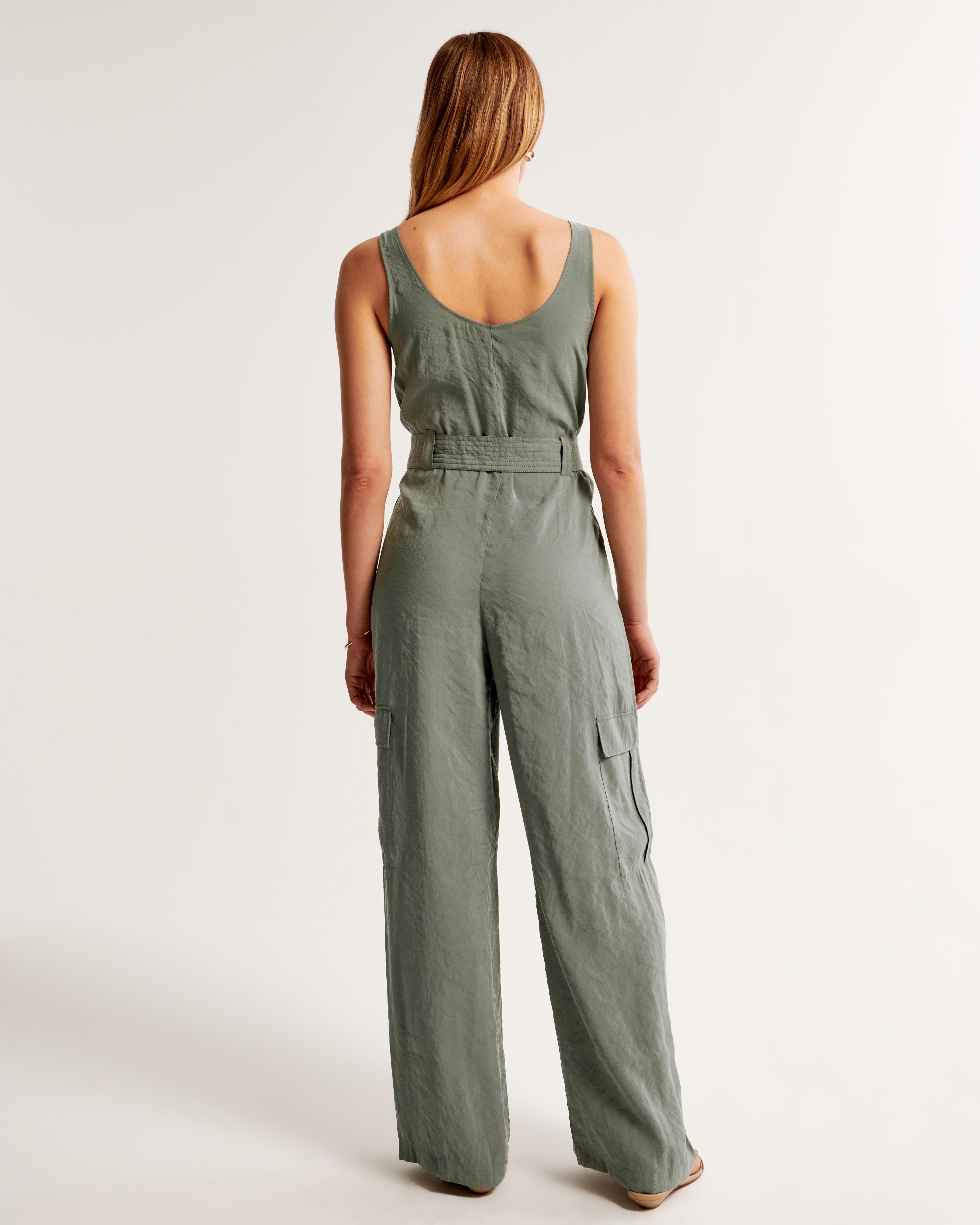 Draped Utility Jumpsuit Product Image