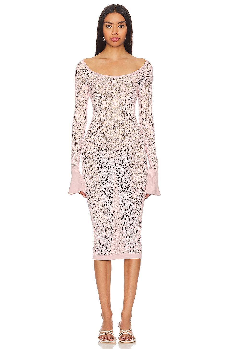 Netia Long Sleeve Midi Dress Tularosa Product Image