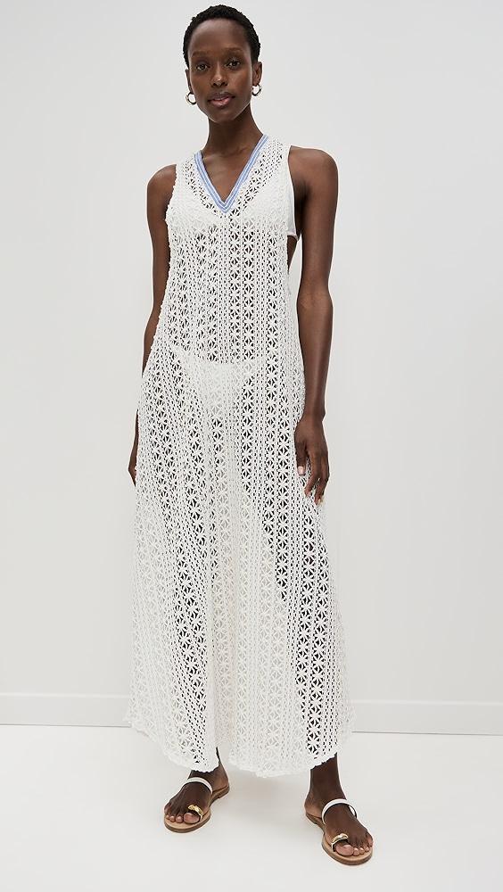 House of Aama Lace Crochet Maxi Dress | Shopbop Product Image